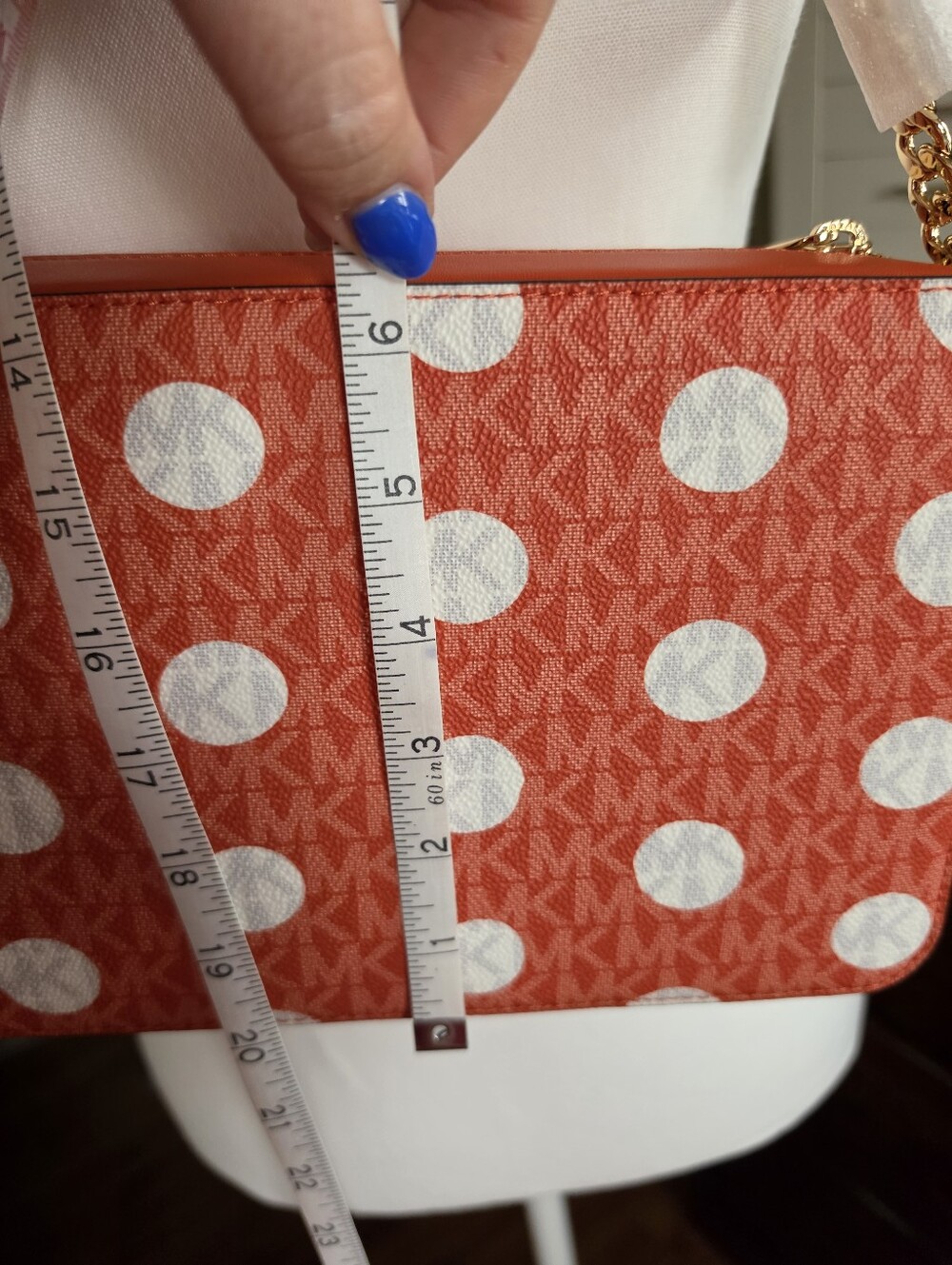 Michael Kors Jet Set Polka Dot Crossbody - Picture 13 of 14